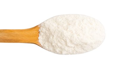 tahta kaşık un ile