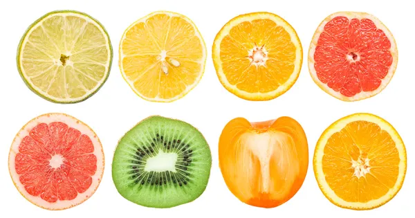 Healthy Fruit Slices Collection — Stock Photo, Image