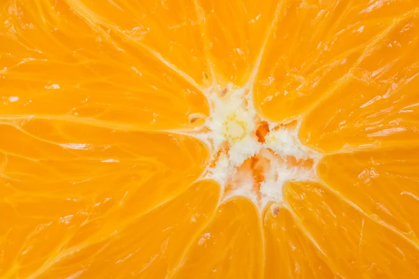 Orangenscheibe Mitte — Stockfoto