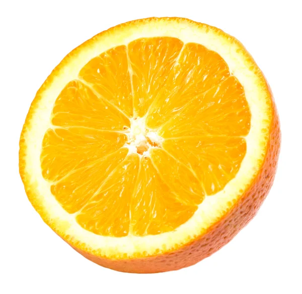 Orange avsnitt isolerade — Stockfoto