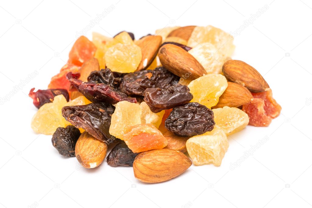 Dried Fruits Isolated