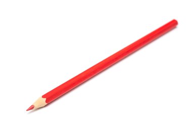 Boyama izole kalem kırmızı