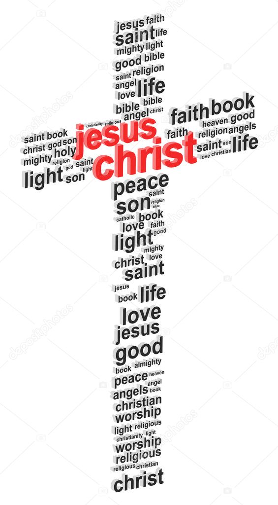 Jesus Christ Abstract Cross