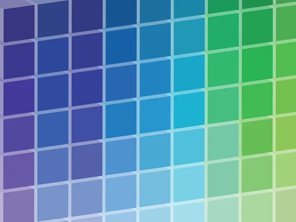 Cold Colored Squares Palette — Stock Photo, Image