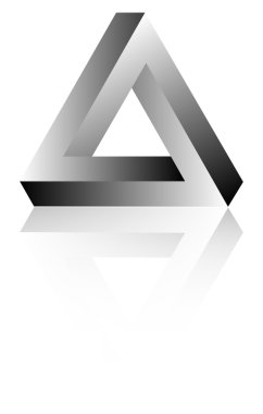 tribar optik yanılsama imkansız üçgen