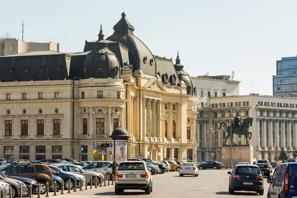 Duży ruch na placu rewolucji — Zdjęcie stockowe