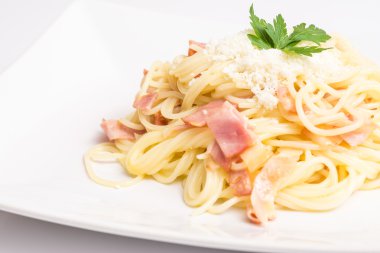 Spagetti carbonara plaka