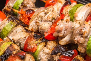 shishkabob pişirme Barbekü