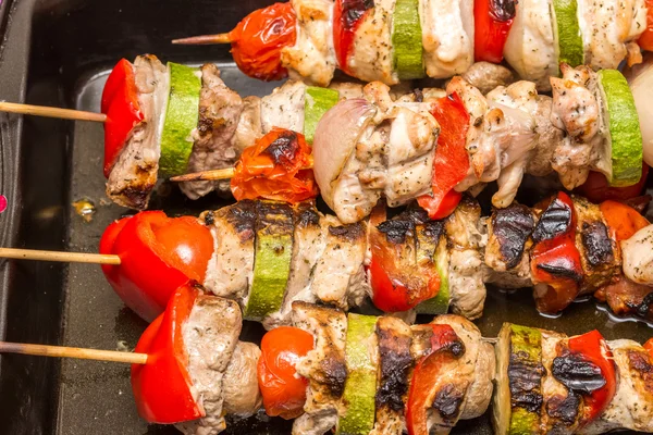 Barbecue Cooking Shishkabob — Stock Photo, Image