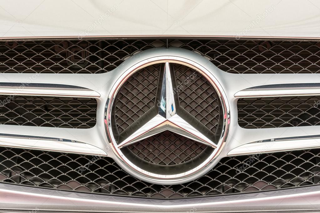 BUCHAREST, ROMANIA - APRIL 04, 2014: Mercedes Benz Sign Close Up. Founded in 1926 is a German luxury automobile manufacturer, a multinational division of the German manufacturer Daimler AG.
