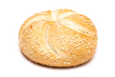 yuvarlak ekmek izole