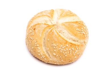 yuvarlak ekmek izole