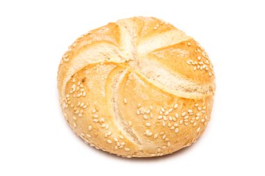 yuvarlak ekmek izole