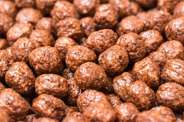 Chocolade ballen cornflakes — Stockfoto