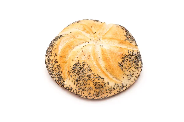 Kaiser Roll With Poppy Seeds — Stock Photo, Image