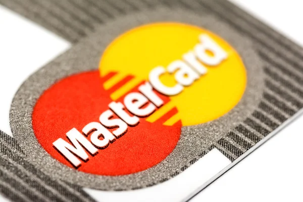 MasterCard kreditkort tecken — Stockfoto