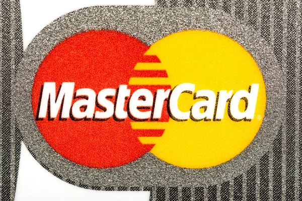 Mastercard Credit Card Sign — Stock Photo, Image