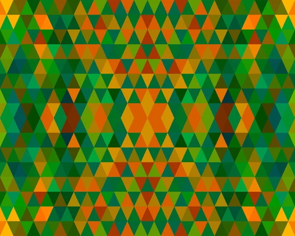 Verde y naranja patrón de azulejos retro — Archivo Imágenes Vectoriales