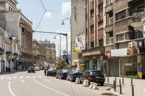 Проспект Победы в Бухаресте — стоковое фото