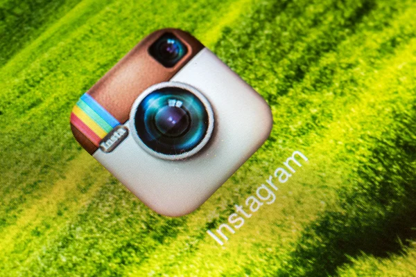 Aplicação instagram — Fotografia de Stock
