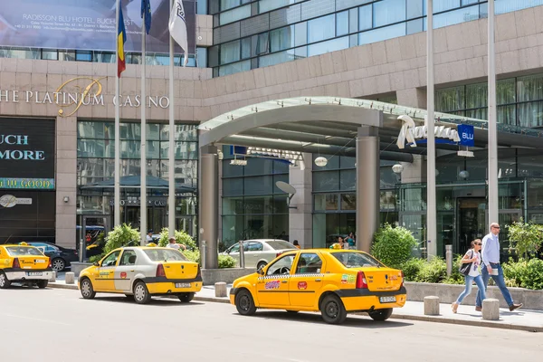 Radisson blu hotel wejście — Zdjęcie stockowe