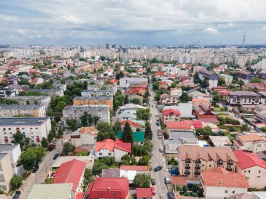 Aerial View Of Southern Quartier, Bucharest City In Romania