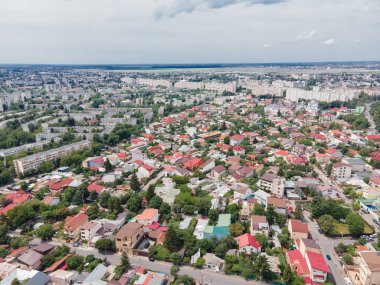 Aerial View Of Southern Quartier, Bucharest City In Romania