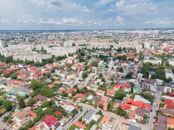 Romanya 'nın Güneyli Quartier ve Bükreş kentinin Hava Görüntüsü