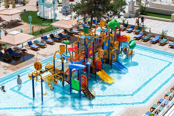 Olimp Romania August 2020 Olimp Luxurious Holiday Resort Hotels Beach — Stock Photo, Image