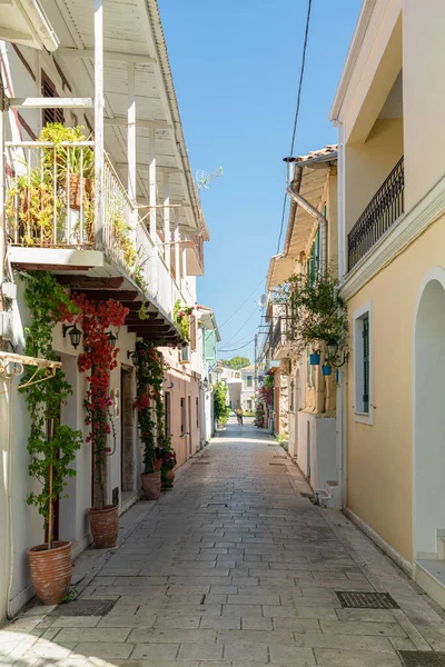 Lefkada Grèce Juin 2022 Les Rues Charmantes Vieux Centre Ville — Photo