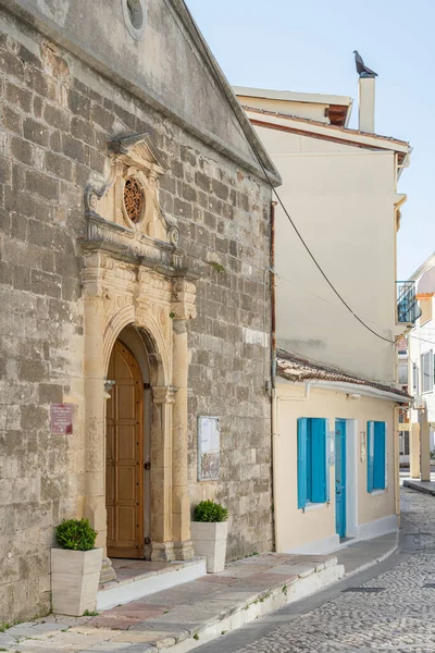 Lefkada Griekenland Juni 2022 Kerk Van Agios Nikolaos Gesticht 1687 — Stockfoto