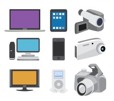 Elektronik Icon set