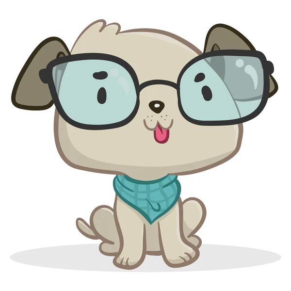 Smart Dog Sitting — Stockvektor