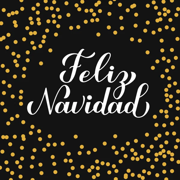 斯威兹 纳维德手写字体 用西班牙语写的圣诞快乐字体海报 传单等的矢量模板 — 图库矢量图片