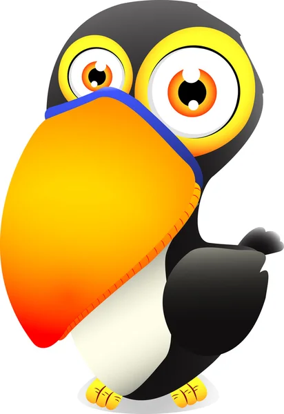 Uccello tucano — Vettoriale Stock