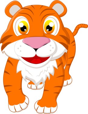 sevimli kaplan ayakta