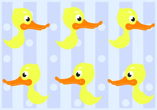 鸭无缝模式 — 图库矢量图片