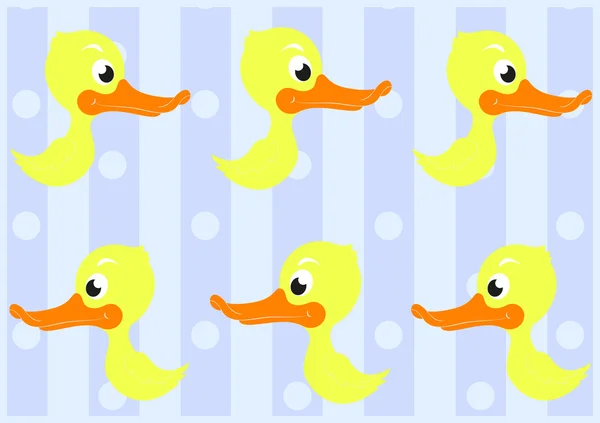 Canards modèle sans couture — Image vectorielle