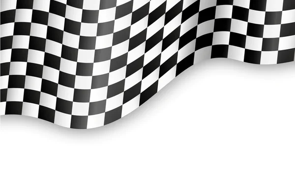Checkered flag background — Stock Vector