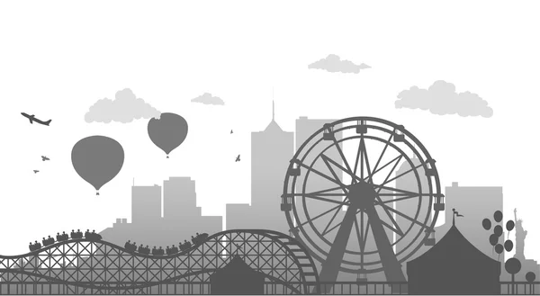 Roue de Ferris — Image vectorielle