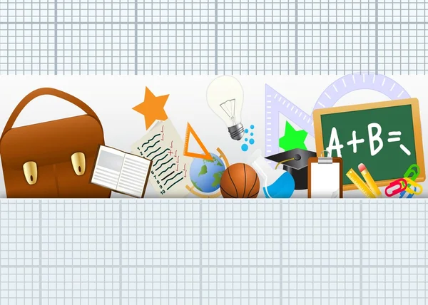 Back to School Icons set — Stock Vector