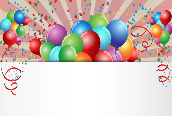 Birthday Celebration Background — Stock Vector