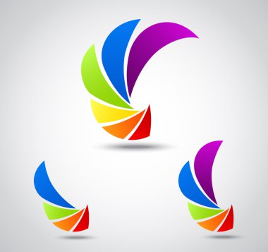 logo iş ayarlayın. renkli çekim