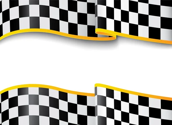 Fundo da corrida. Checkered preto e branco —  Vetores de Stock