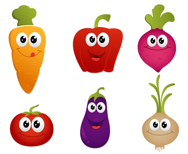 Funny cartoon vegetable — Stock Vector