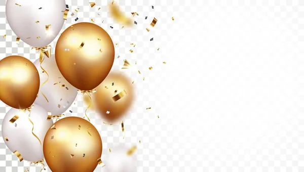 Immagini Stock - Palloncino Per La Celebrazione Di Compleanno In Oro Numero  5 Su Uno Sfondo Di Coriandoli Glitter. Image 140836228