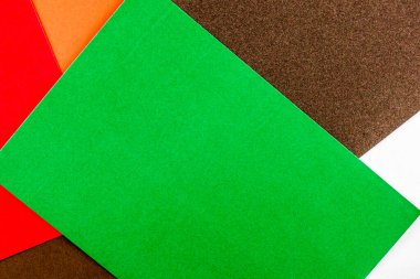 Renkli kağıtlardan yapılmış çok renkli soyut arkaplan. Yüksek kalite fotoğraf