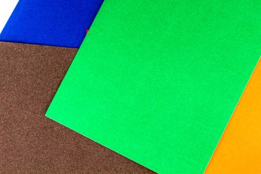 Renkli kağıtlardan yapılmış çok renkli soyut arkaplan. Yüksek kalite fotoğraf