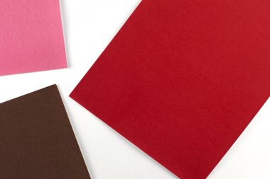 Renkli kağıtlardan yapılmış çok renkli soyut arkaplan. Yüksek kalite fotoğraf