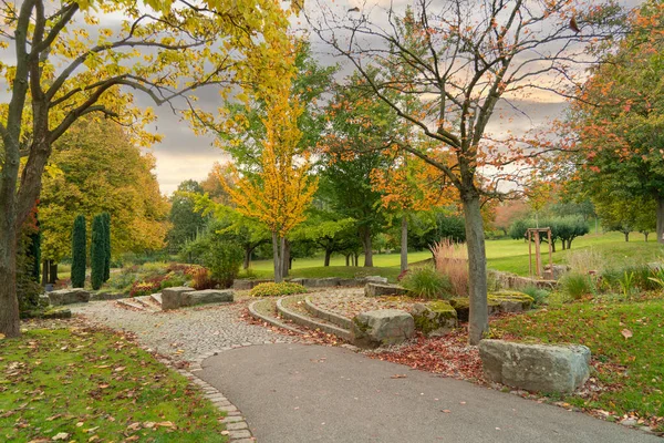 Park Vellmar Ahnepark Herbst — Stockfoto